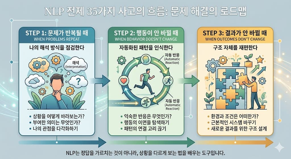 NLP 전제의 사고 흐름도