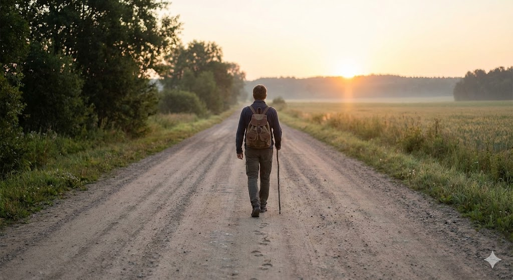 새로운 인생의 길을 떠나다