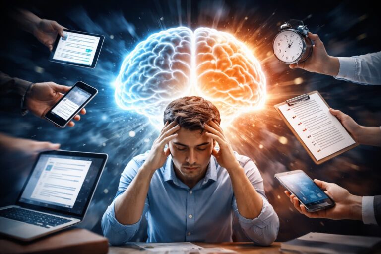 뇌는 동시에 여러 정보를 받아들이지 못한다