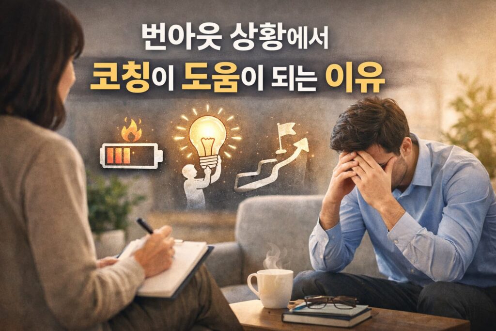 번아웃 상황에 도움이 되는 코칭 대화