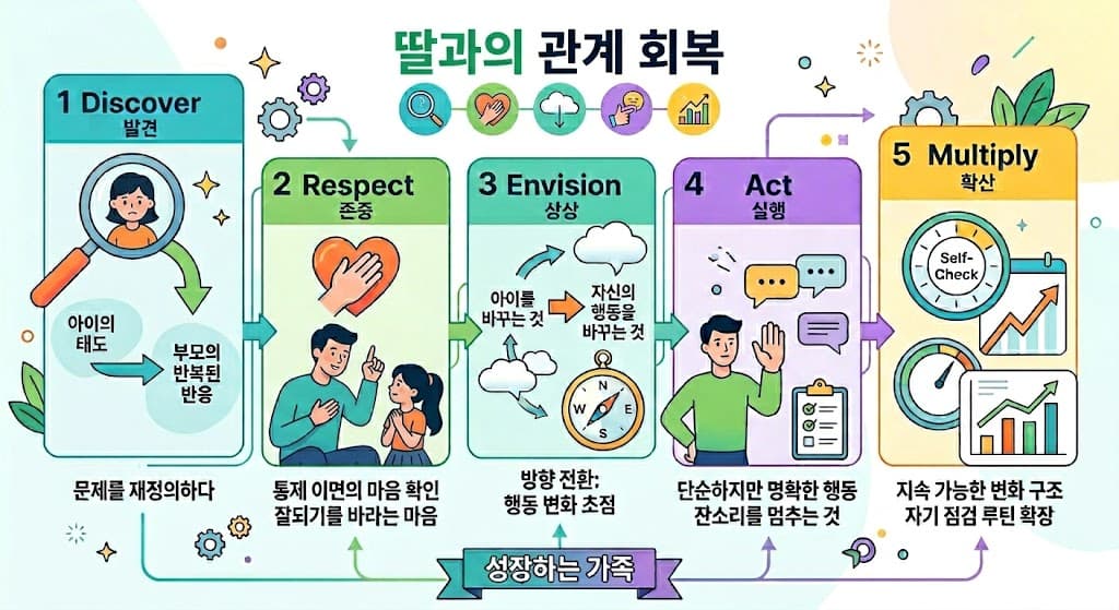딸과의 관계 회복