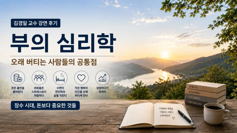 부의 심리학: 김경일 교수